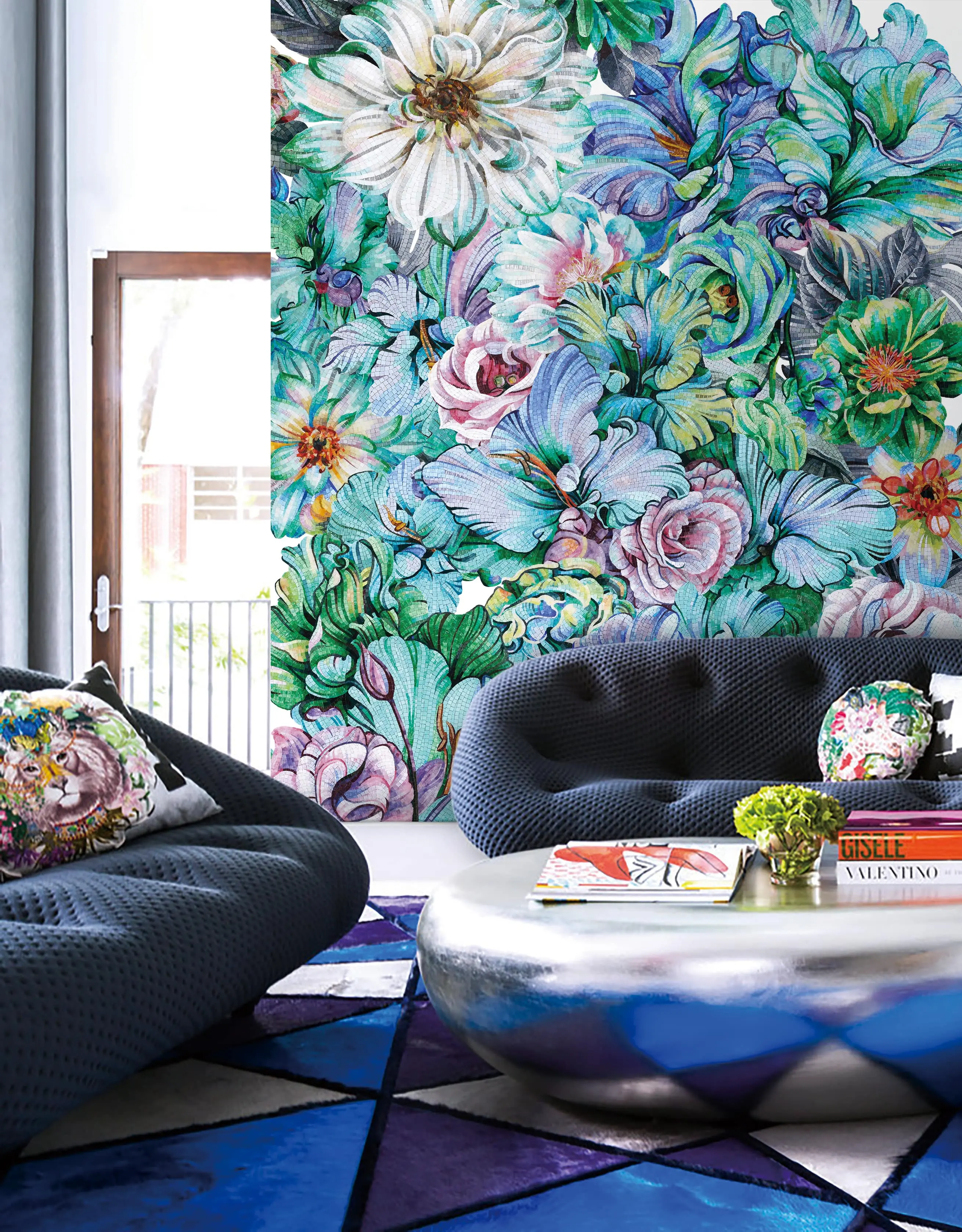 Turkish bathroom covered with a beautiful mosaic blend.